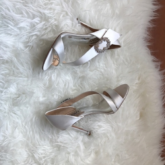 Badgley Mischka Shoes - Badgley Mischka heels, ivory white wedding Badgley Mischka Shoes - Badgley Mischka heels, ivory white wedding